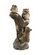 Christmas Plastic Figure Little bird Brown