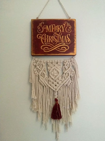 Casa di Regali Weihnachtliche Figur Aufschrift Rot Höhe 70cm dekorativ