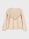 Kinderhemd Langarm Beige