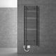 ECD Germany Șină electrică pentru prosoape 900W 150x50cm Gri