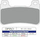 DP Brakes Τακάκια Μοτοσυκλέτας Εμπρός