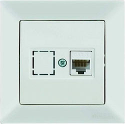 Mutlusan candela Einzeln in Weiß Farbe 70328