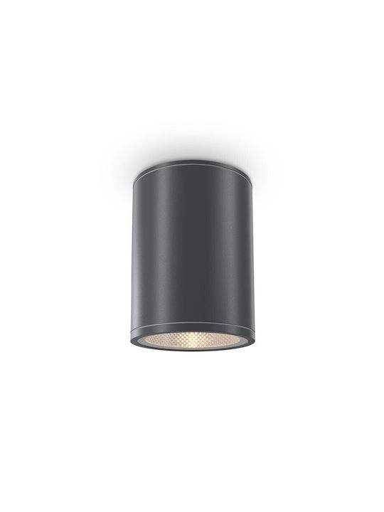 Maytoni Outdoor Ceiling Spot with Integrated LED in Gray Color O306CL-L7GF