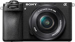 Sony Mirrorless Φωτογραφική Μηχανή a6700 Crop Frame Kit (E PZ 16-50mm F3.5-5.6 OSS) Black