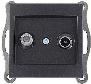 Mono Electric TV and Satellite Antenna Socket Terminal in Gold color 500-002005139