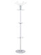 Pakketo Metallic Coat Rack White Nicolo 37x37x175cm