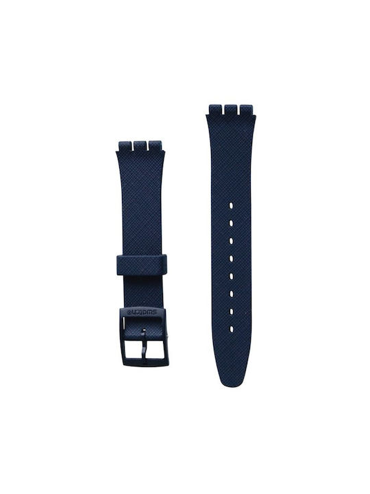 Swatch Gummi-Armband Blau 17mm