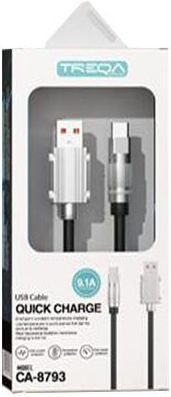 AGC USB 2.0 Cable USB-C male - USB-A Black 1m (30502142)