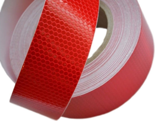 Adhesive Reflective Tape Red L1m