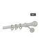 Zogometal Metallic Curtain Pole CP0058 Single Φ25mm 40cm White