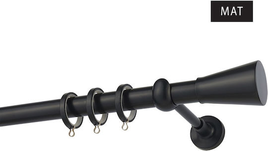 Zogometal Metallic Curtain Pole CP4141 Single Φ25mm 240cm Gray