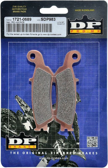 DP Brakes Τακάκια Μοτοσυκλέτας Εμπρός για Yamaha YZ 250