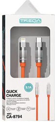 AGC CA-8794 USB-A zu Lightning Kabel Orange 1m (30502143)