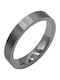 Poco Loco Herren Ring Ehering aus Stahl Vergoldet