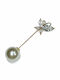 Bizoutaki Pin made of Brass Yellow