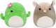 Jazwares Plush Squishmallows Flipmallows Κάκτος και Αρμαντίλο for 3+ Years 13 cm