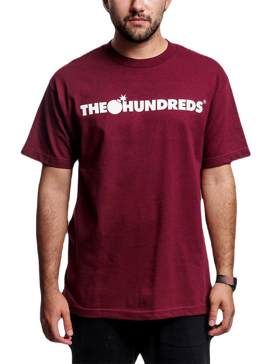 The Hundreds Hundreds Forever Bar Tricou Burgundy
