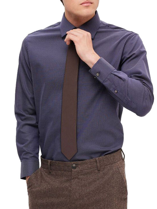 Selected Men's Shirt Long Sleeve Blue