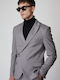 Stefan Fashion Men's Suit Jacket Gray