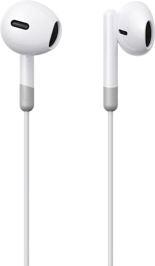Joyroom JR-EW01 In-ear Handsfree με Βύσμα 3.5mm Λευκό