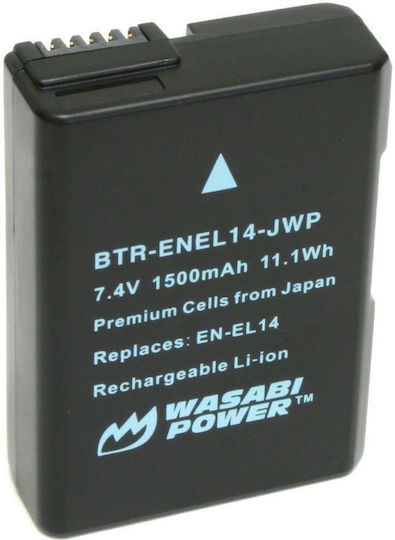 Wasabi Kamera Batterie EN-EL14 KIT-BTR-ENEL14-DEC-LCH-EN Lithium-Ionen (Li-Ion) Kompatibel mit Nikon
