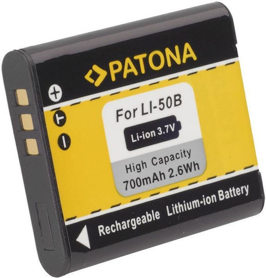 Patona Μπαταρία Φωτογραφικής Μηχανής Li50b 0330 Ιόντων-Λιθίου (Li-ion) 700mAh Συμβατή με Olympus
