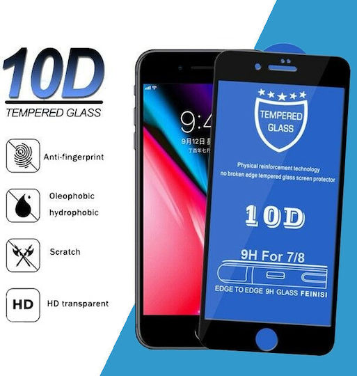 Full Glue Full Face Tempered Glass Μαύρο (Redmi 7)