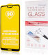 Premium Full Face Tempered Glass Μαύρο (Samsung Galaxy A80/A90)