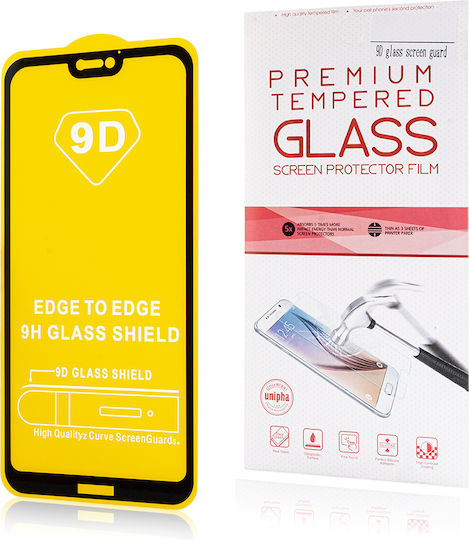 Premium Full Face Tempered Glass Μαύρο (Samsung Galaxy A80/A90)