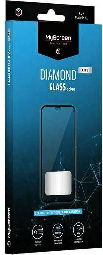 MyScreenPROTECTOR Diamond Glass Full Glue Full Face Tempered Glass Μαύρο (Oppo Reno8)