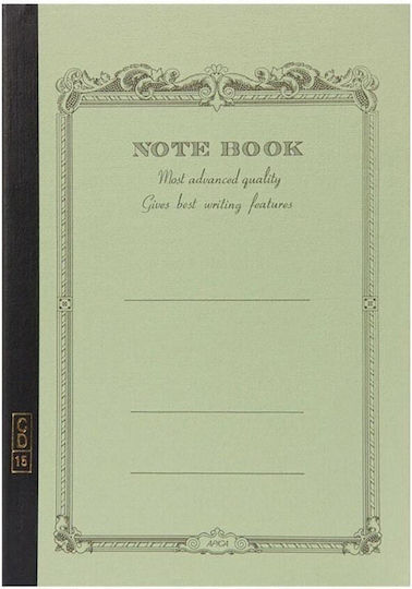 Apica Notebook Σημειωματάριο B5 34 Φύλλων Ριγέ Πράσινο