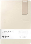 Zequenz Notebook 100 Sheets A5 Ruled Beige