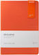 Zequenz Notizbuch 100 Blätter A5 Geregelt Orange