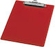 Logigraf Clipboard with Clamp Conference for Paper A4 Red 1pcs