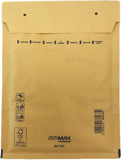 Envelope Bag Type with Bubble Wrap 1pcs in Yellow Color C/13