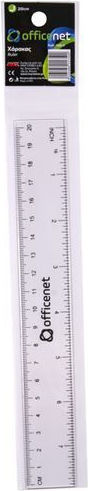 Officenet Lineal Kunststoff Transparent 20cm