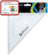 Officenet Geometric Triangle Plastic Transparent 15cm
