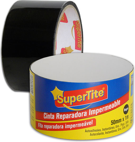 Supertite Αυτοκόλλητη Υφασμάτινη Ταινία Μαύρη 50mm