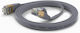 Wantec F/FTP Cat.6 (Gigabit) Καλώδιο Δικτύου Ethernet 2m Γκρι