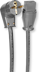 Supra LORAD Schuko - IEC C19 Cable 1m Γκρι 3004100727 Supra LORAD Schuko - IEC C19 Cable 1m Γκρι 3004100727