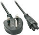 Lindy IEC C5 - IEC C5 Cable 2m Μαύρο 30409