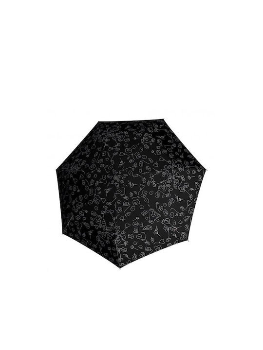 Knirps Regenschirm Kompakt Schwarz