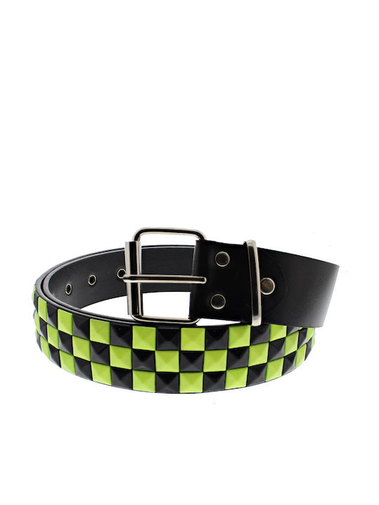 Kinksters Leather Women's Belt Yellow
