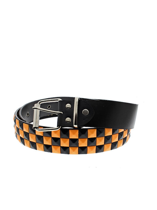 Kinksters Leather Women's Belt Orange