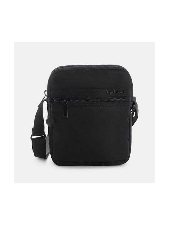 Hedgren Herrentasche Schulter / Crossbody Schwarz