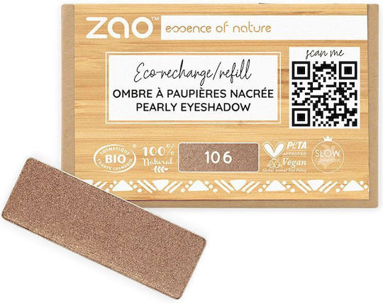 Zao Organic Makeup Σκιά Ματιών σε Στερεή Μορφή με Μπρούτζινο Χρώμα 1.3gr