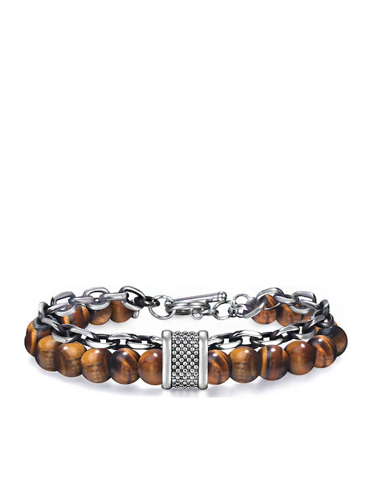 Legend Accessories Ανδρικό Βραχιόλι από Ατσάλι