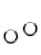 JT Men's Earrings Hoops made of Silver