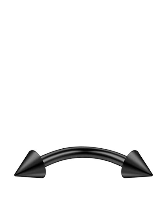 Alice's Dreams Steel Bar Earring Black