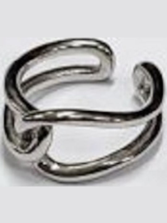 Kostibas Fashion Damen Ring aus Stahl Vergoldet
